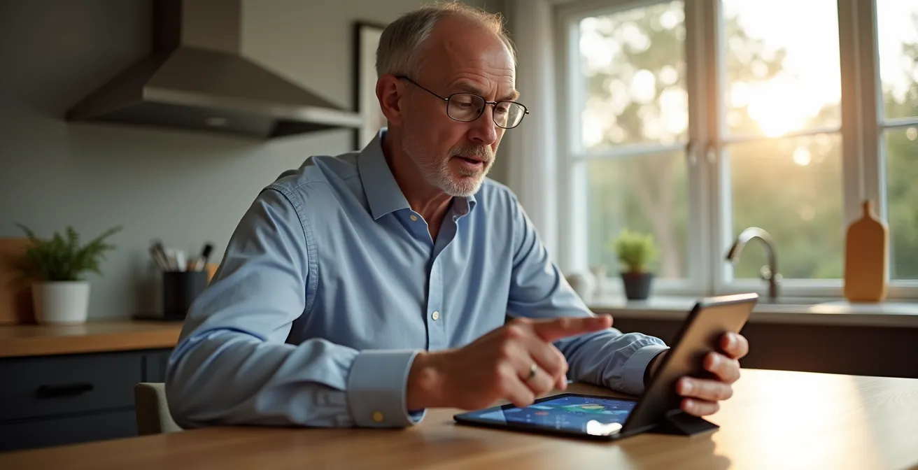 Conducteur analysant une carte météo pour planifier son trajet